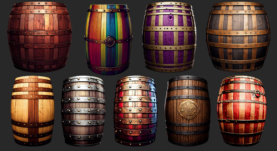 72 Barrels 2D UE 72 Barrels 2D UE
