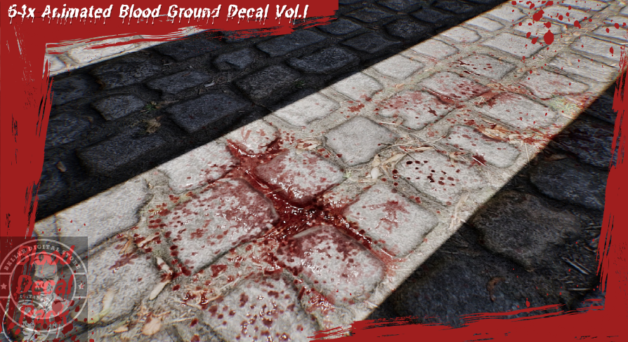 Animated Blood Ground Decal Vol.I - Featured