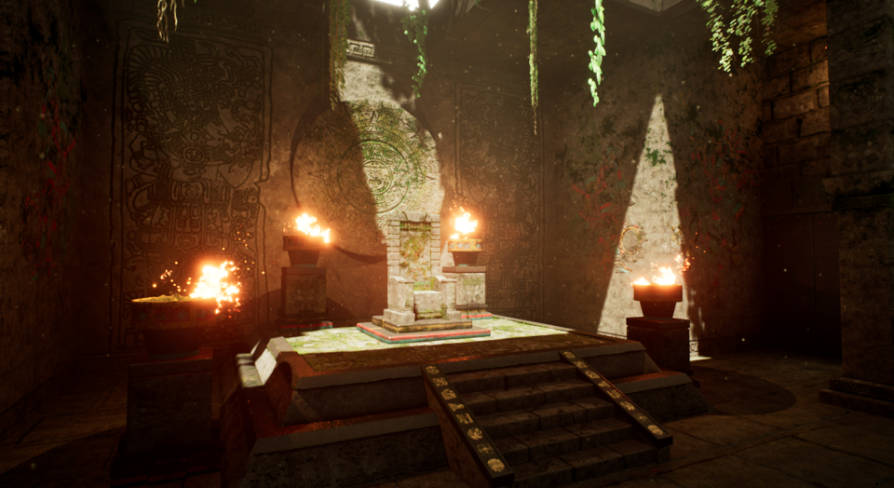 Aztec Temple Modular In Environments Ue Marketplace