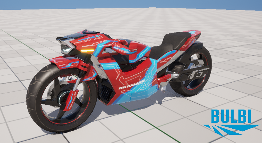 在道具创建的BK1000RR Bike - 虚幻引擎商城