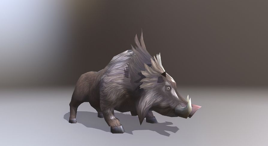 Cartoon Wild Boar Pig By Andy Lau In Characters Ue4 Marketplace
