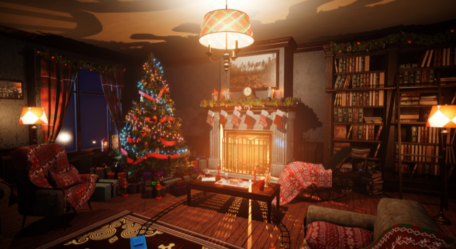 Christmas room in Props  UE Marketplace