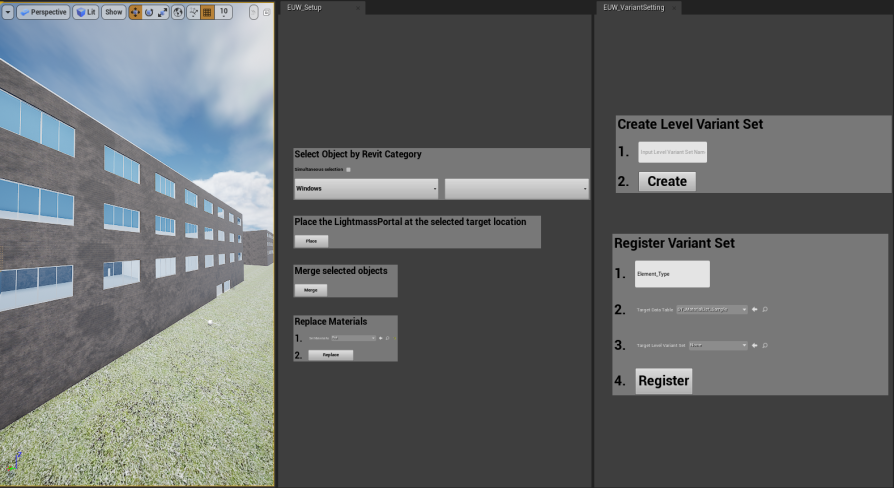 在蓝图创建的Datasmith Revit Helper - 虚幻引擎商城