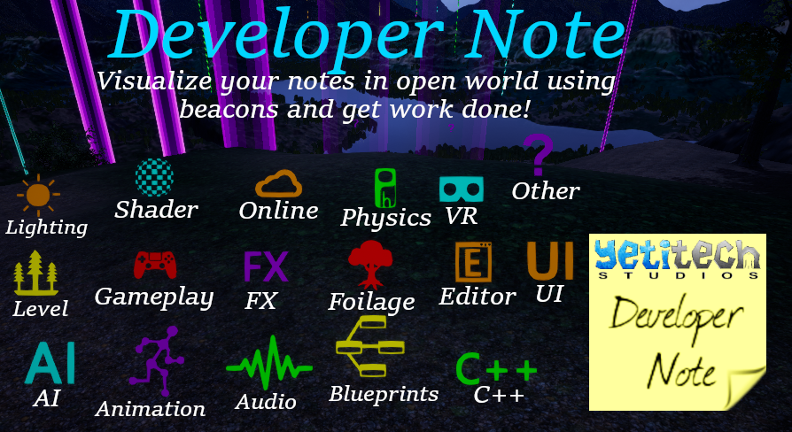 Developer Note in Code Plugins - UE Marketplace