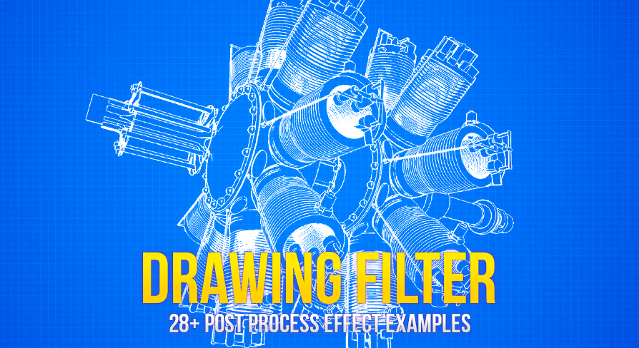 Drawing Post Process Filter Series in Visual Effects - UE Marketplace