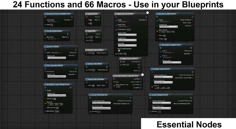 Essential Nodes in Blueprints - UE Marketplace
