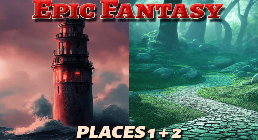 Fantasy RPG Icons - Places 1 + 2：2Dアセット - UE マーケットプレイス