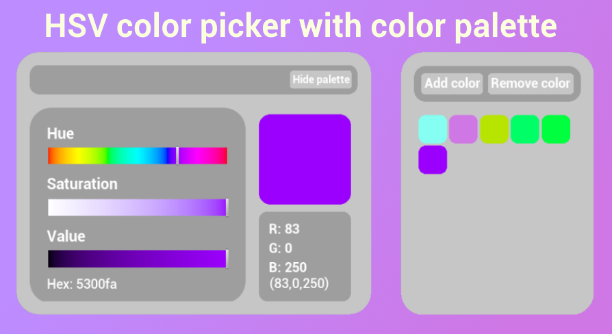  HSV Color Picker 