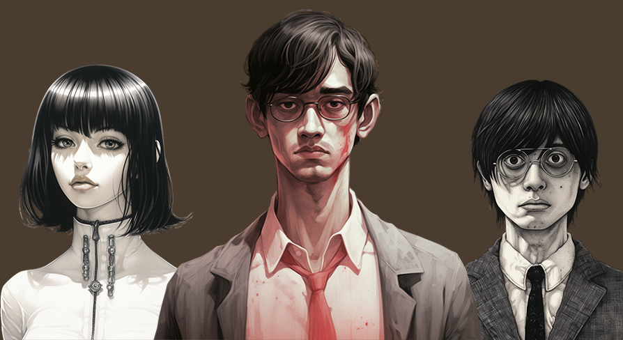 Horror Game Characters in 2D Assets - UE Marketplace