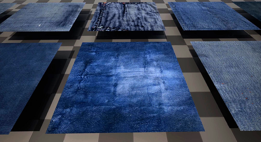 jean material jordans