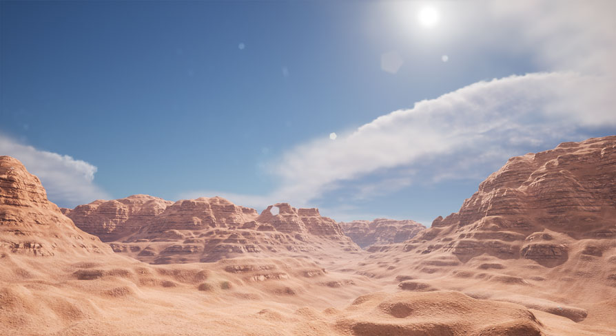 Landscape Backdrops in Props - UE Marketplace