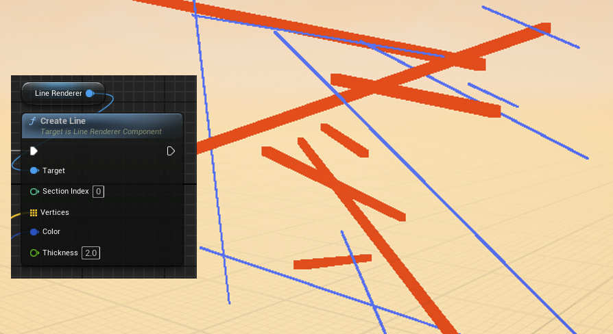 Line Renderer Component in Code Plugins - UE Marketplace