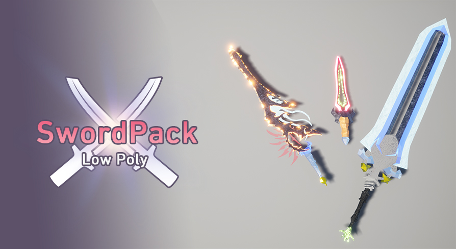Low Poly Swords Pack in Weapons - UE Marketplace