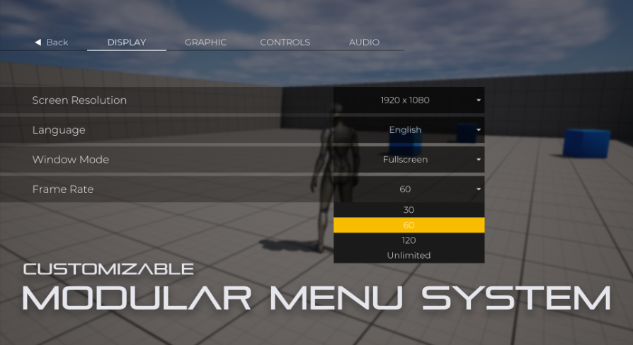 Modular Menu System in Blueprints - UE Marketplace