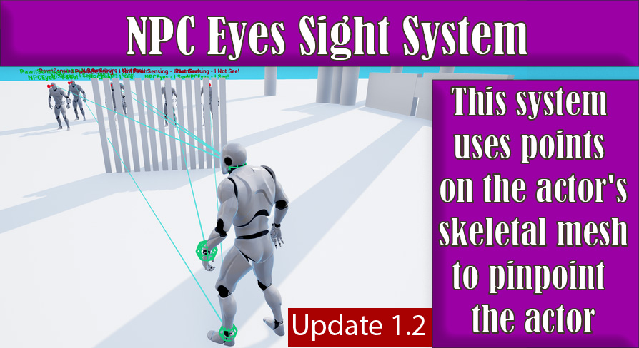 Npc Eye Ruler NPC Eyes Sight System in Code Plugins - UE Marketplace
