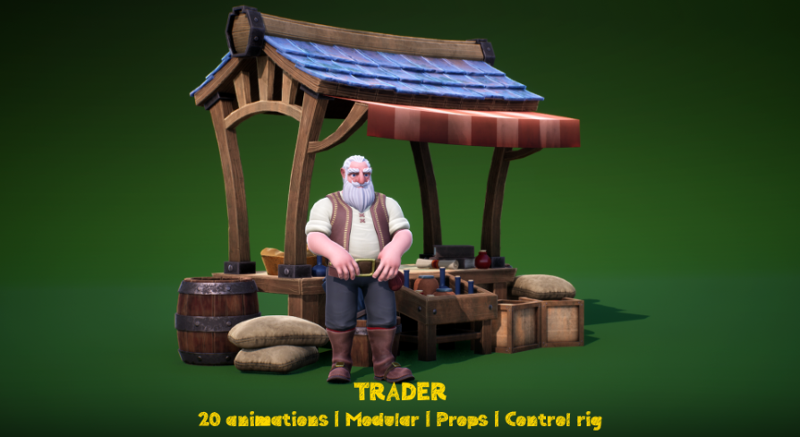 NPC Trader in Characters - UE Marketplace