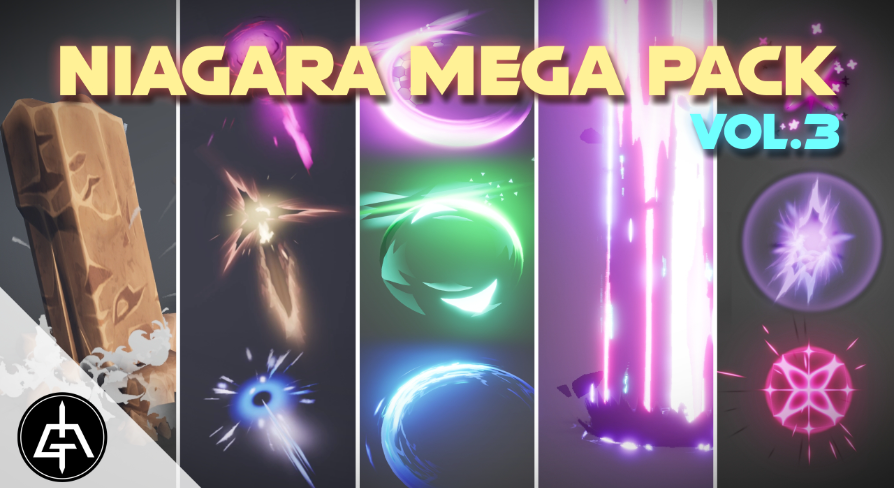 Niagara Mega Pack Vol. 3：エフェクト - UE マーケットプレイス