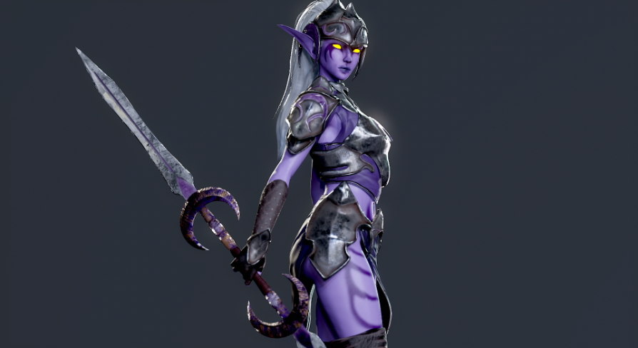 Dark Elf in Characters - UE Marketplace