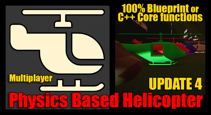 Physics Based Helicopter Starter Kit Template (Third Person), 카테고리 코드 ...