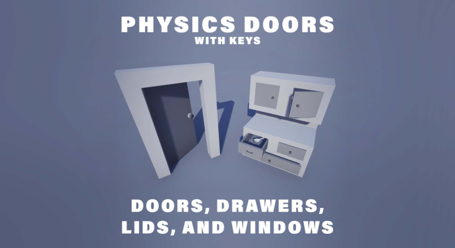 Physics Doors in Blueprints - UE Marketplace