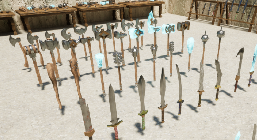 RPG Melee Weapons KIT in Weapons - UE Marketplace