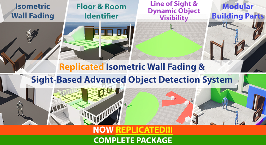 Replicated Isometric Wall Fading & Sight-Based Advanced Object ...