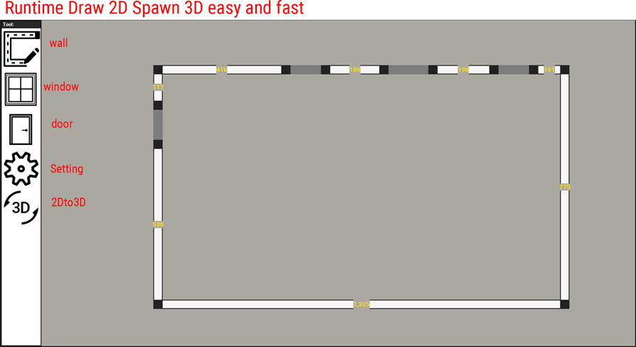 Runtime Draw 2D Spawn 3D in Blueprints - UE Marketplace