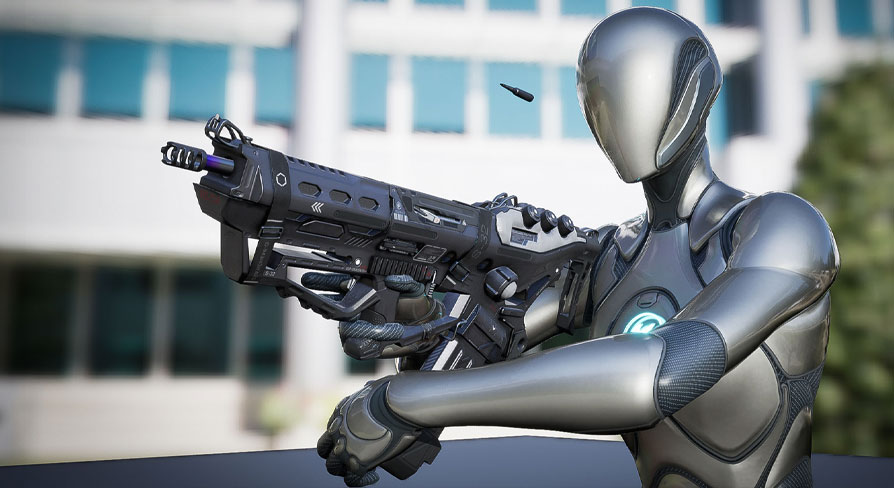 Sentry Sci Fi Rifle in Weapons - UE Marketplace