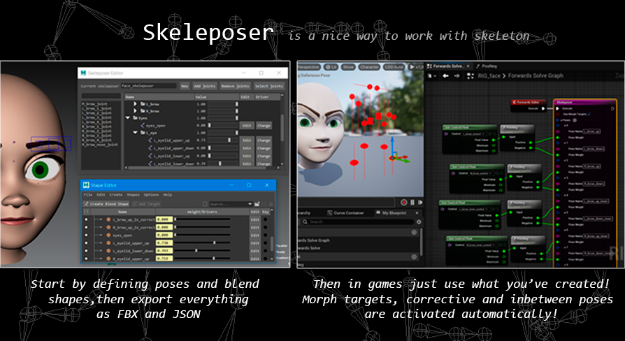 在代码插件创建的Skeleposer - 虚幻引擎商城