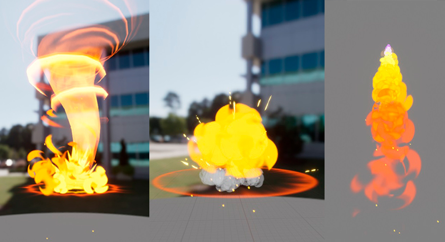Stylized Fire Effects in Visual Effects - UE Marketplace