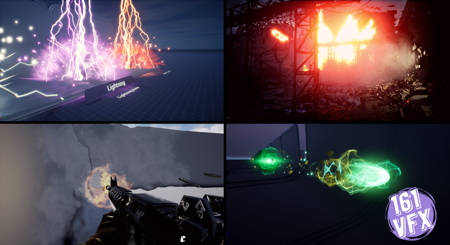 在特效创建的Ultimate Niagara VFX - Magic Projectiles - Muzzle Flash ...
