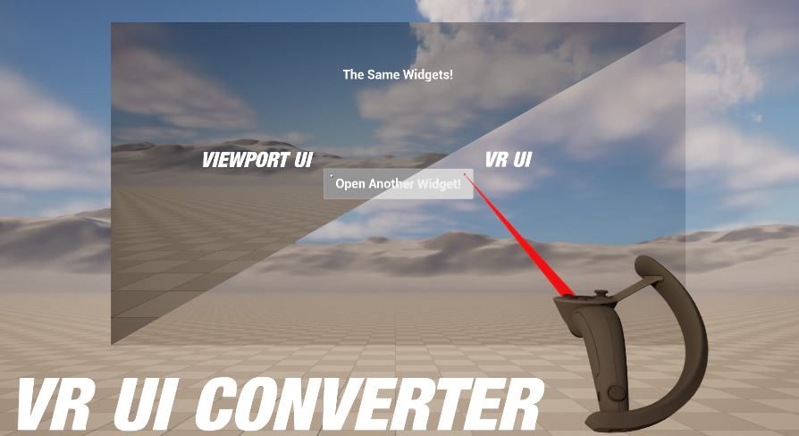 VR/Flat UI Manager, 카테고리 코드 플러그인 - UE 마켓플레이스