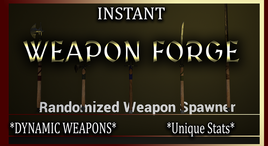 Weapon Forge in Blueprints - UE Marketplace