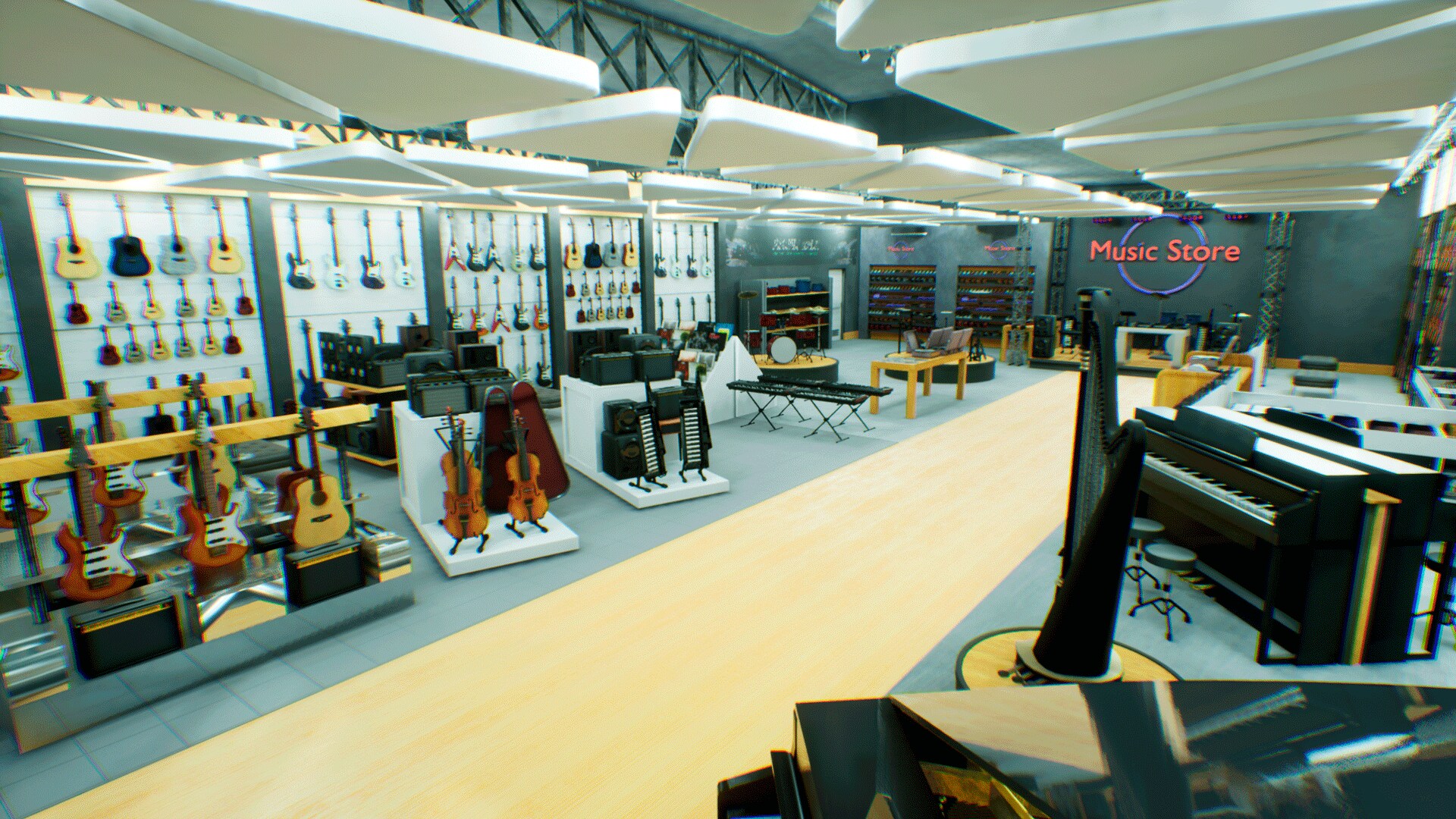 Music store - musical instruments and equipment in Environments - UE ...