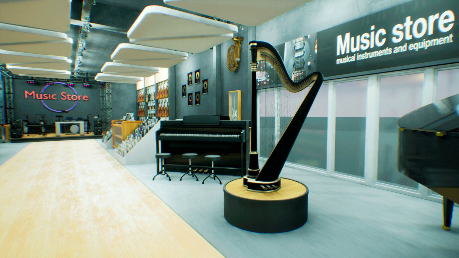 Music store musical instruments and equipment in Environments UE