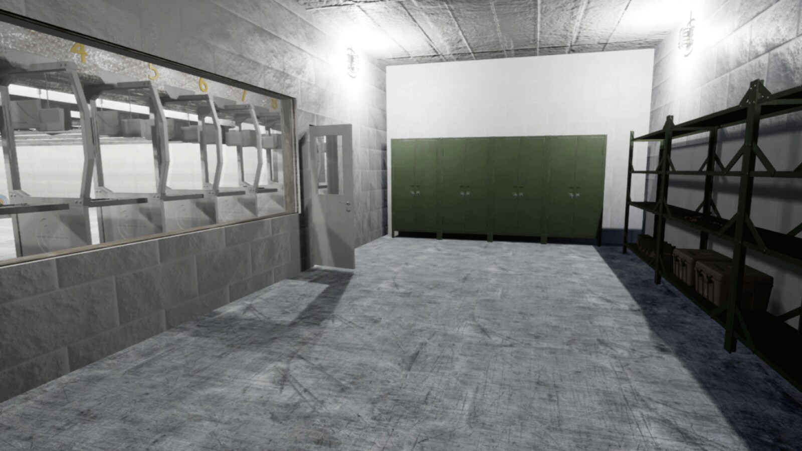 Shooting Range basement in Environments UE Marketplace