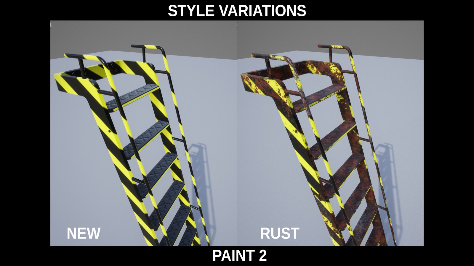 Modular Ladder Pack プロップ 小物 Ue マーケットプレイス