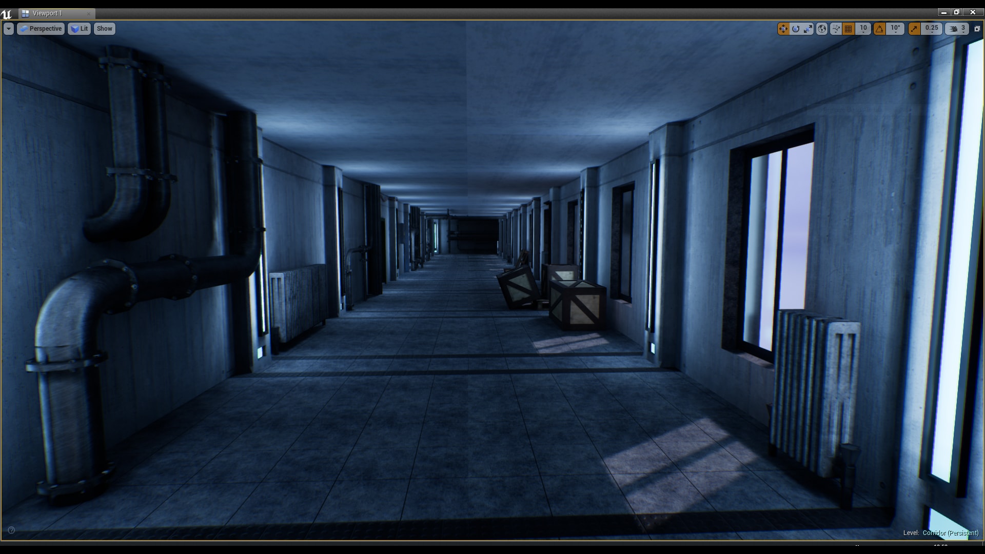 Prison Corridor Map