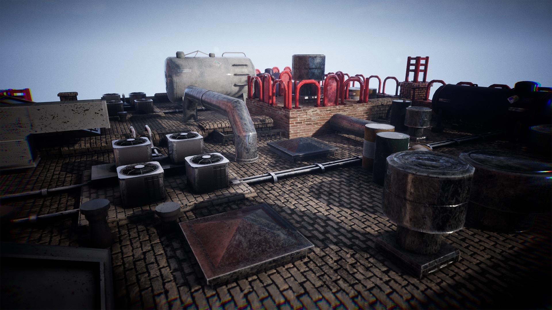 Industrial Props / 14 Assets in Props UE Marketplace