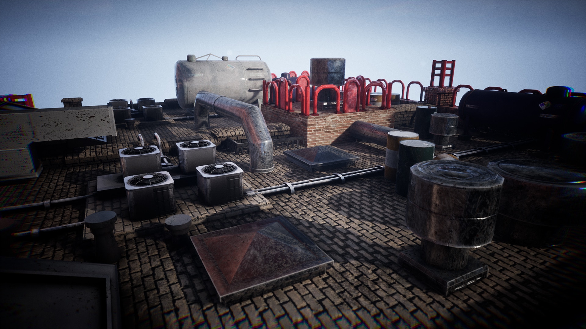 Industrial Props / 14 Assets in Props - UE Marketplace