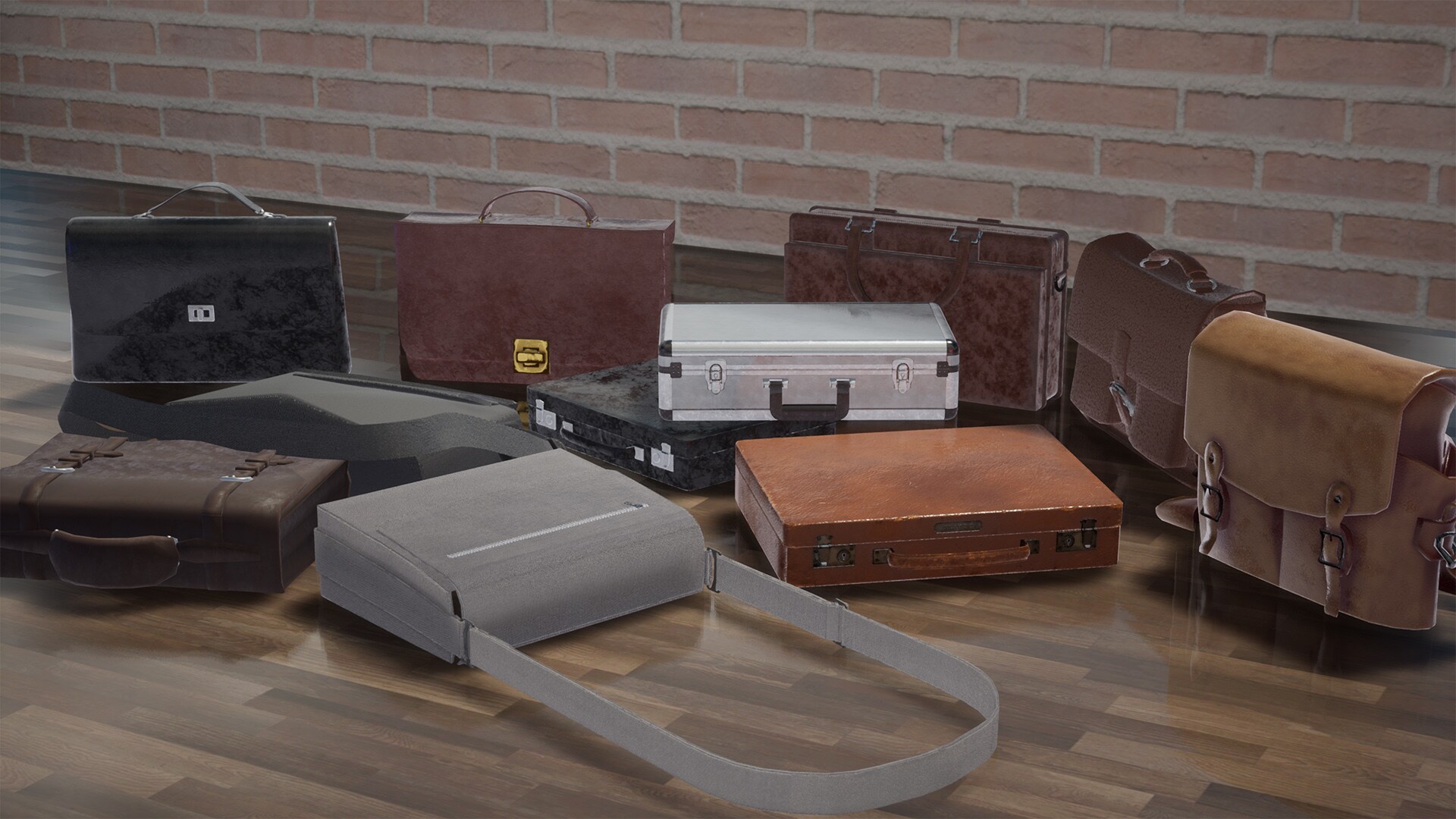 Briefcase Package / 11 Assets in Props UE Marketplace