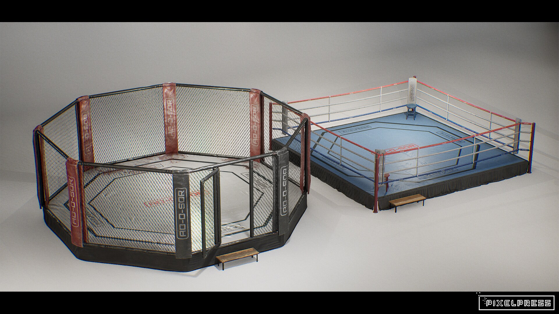 MMA/Boxing Gym Pack Vol.1 in Props UE Marketplace