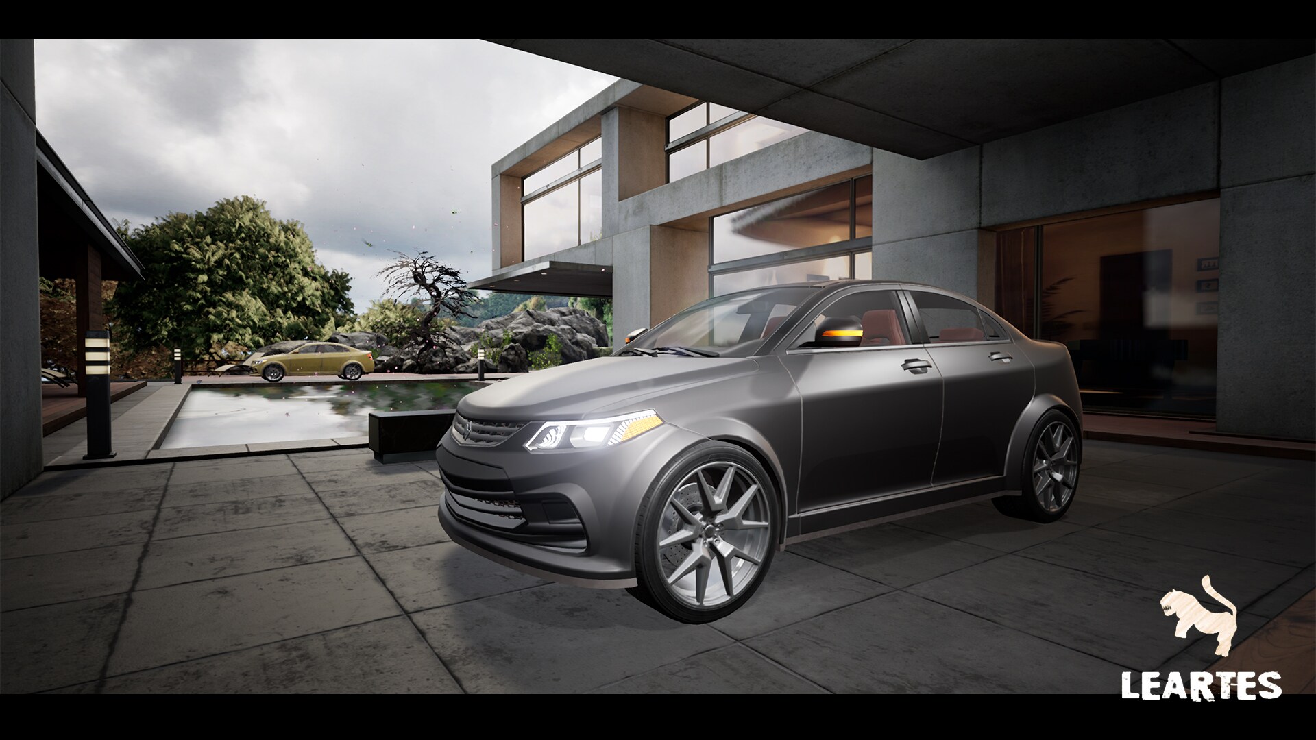 Sedan Car 03 Driveable / Animated / Realistic