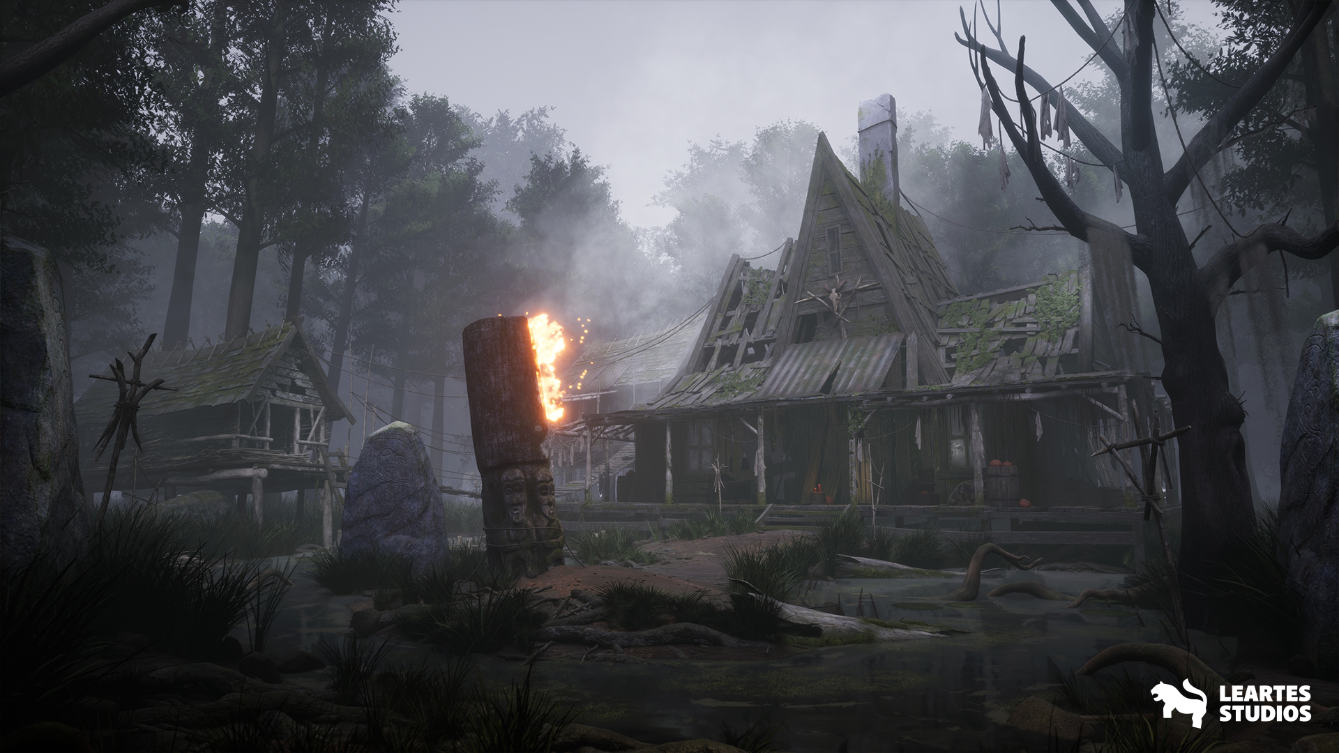 Witch Village Environment (Medieval, Exterior + Interior, Modular) + ULAT
