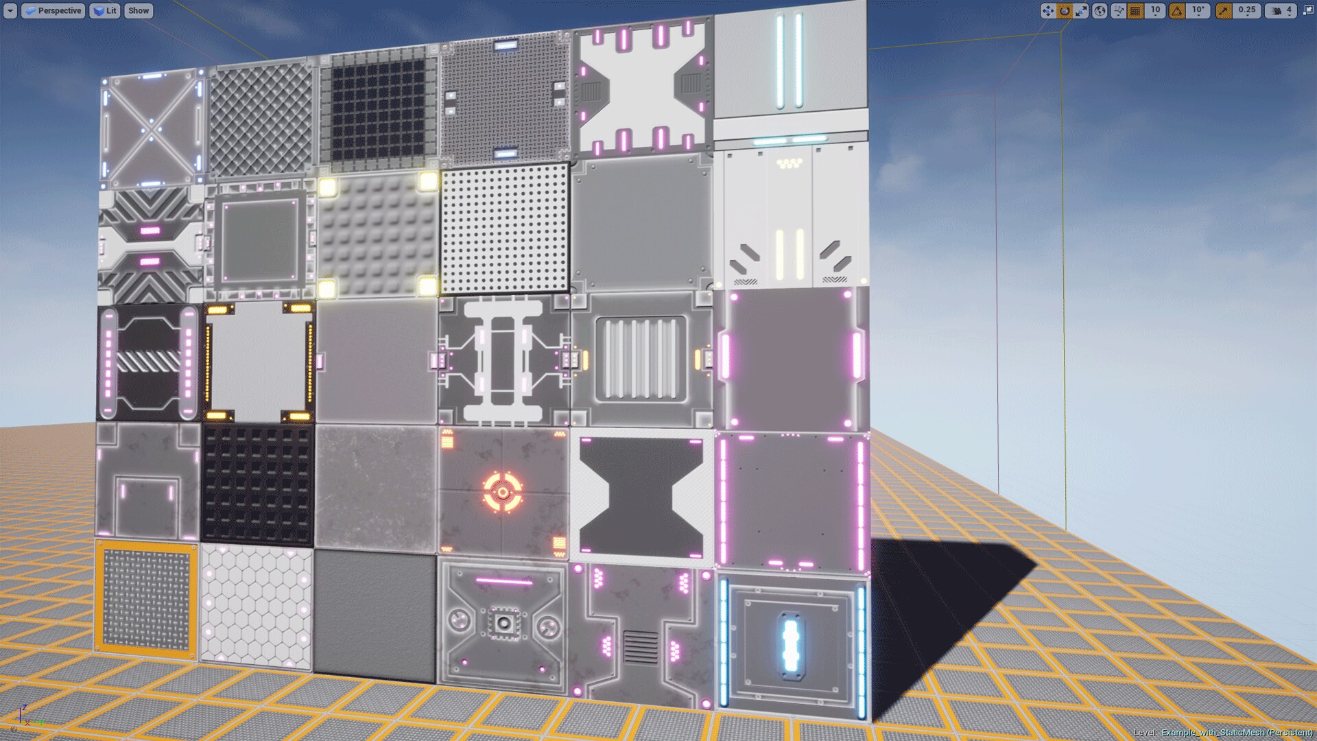 Material Pack One SciFi in Materials - UE Marketplace