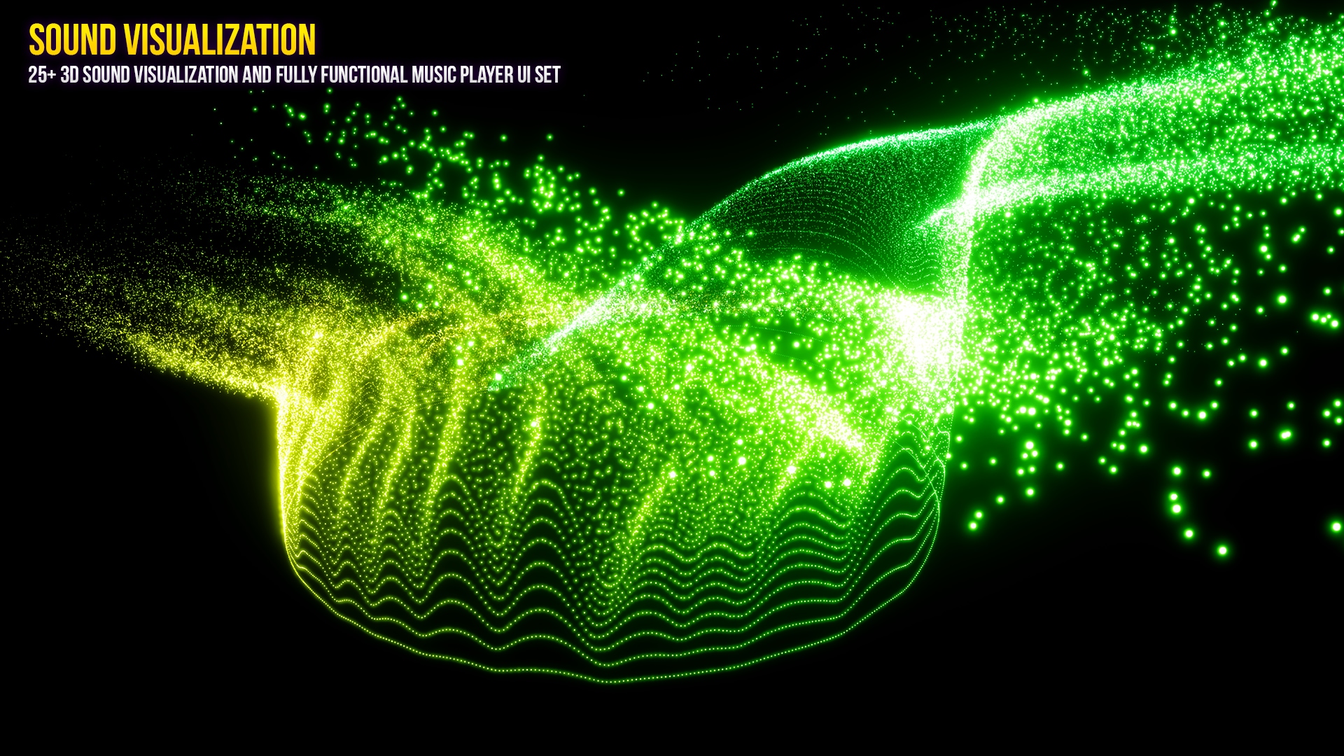 3D Sound Visualization With Music Player UI in Visual Effects - UE ...