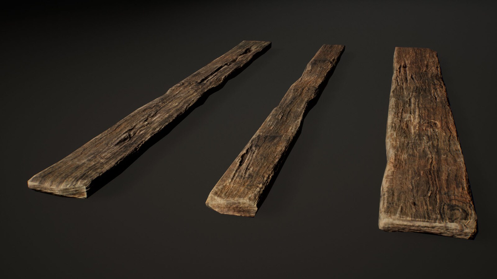 Old Wooden planks poles and beams 26 pieces by Gilded 8 in Props UE4