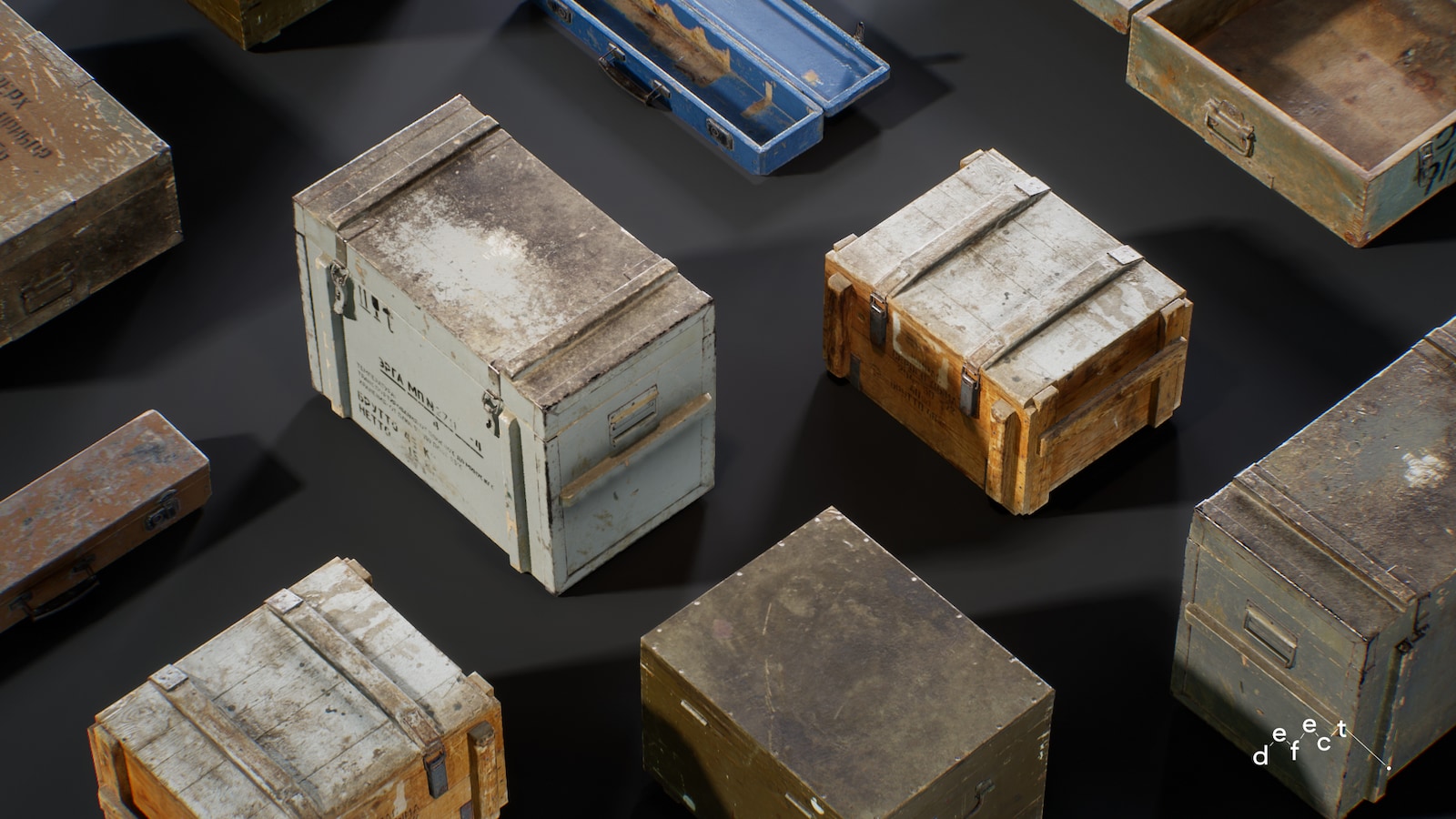 Military Crates Vol.1 in Props UE Marketplace