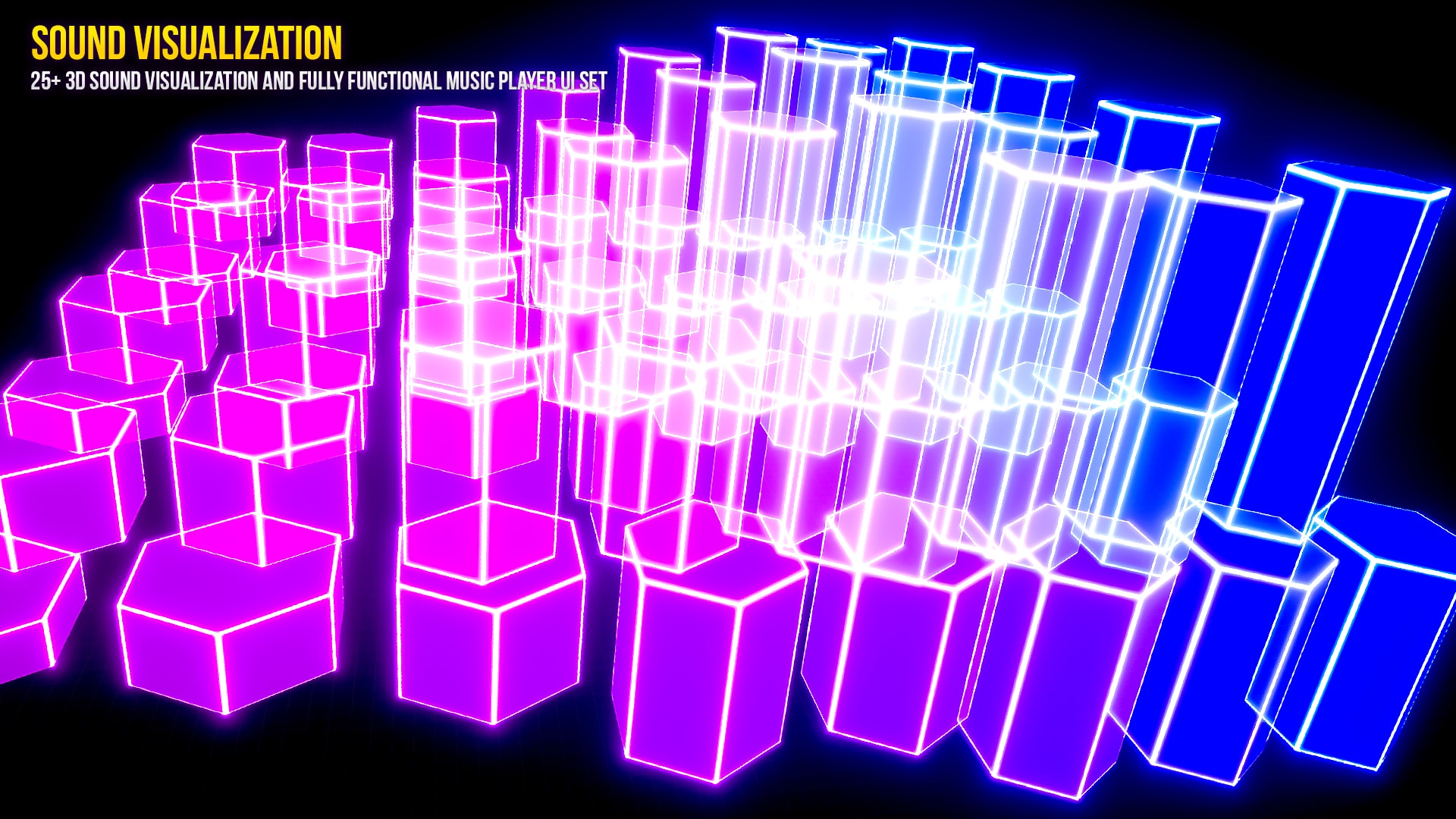 3D Sound Visualization With Music Player UI in Visual Effects - UE ...