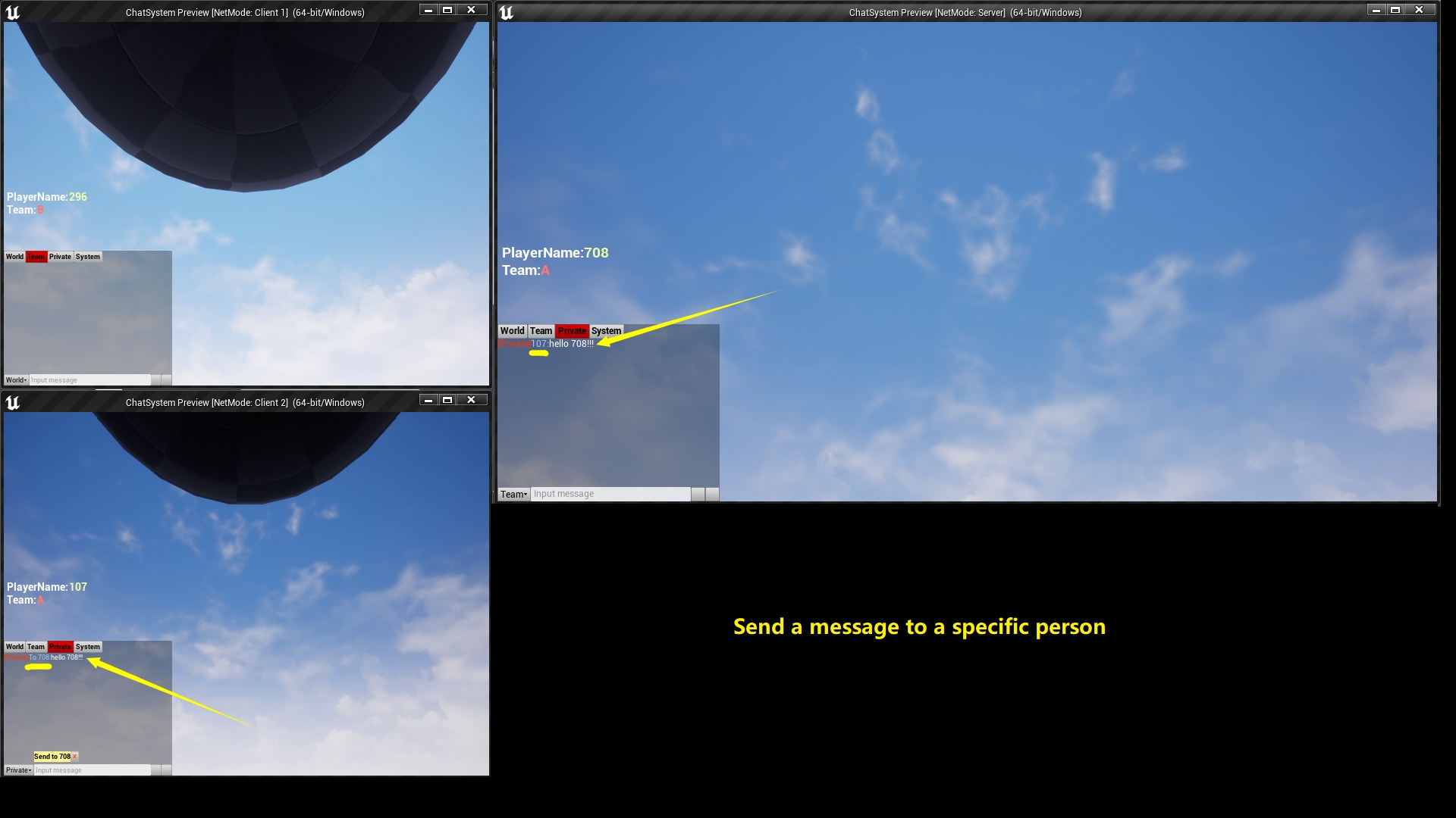 Chat System in Blueprints - UE Marketplace